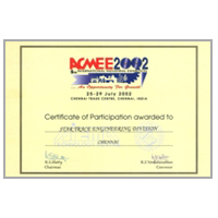 ACME 2002 Certificate - Star Trace